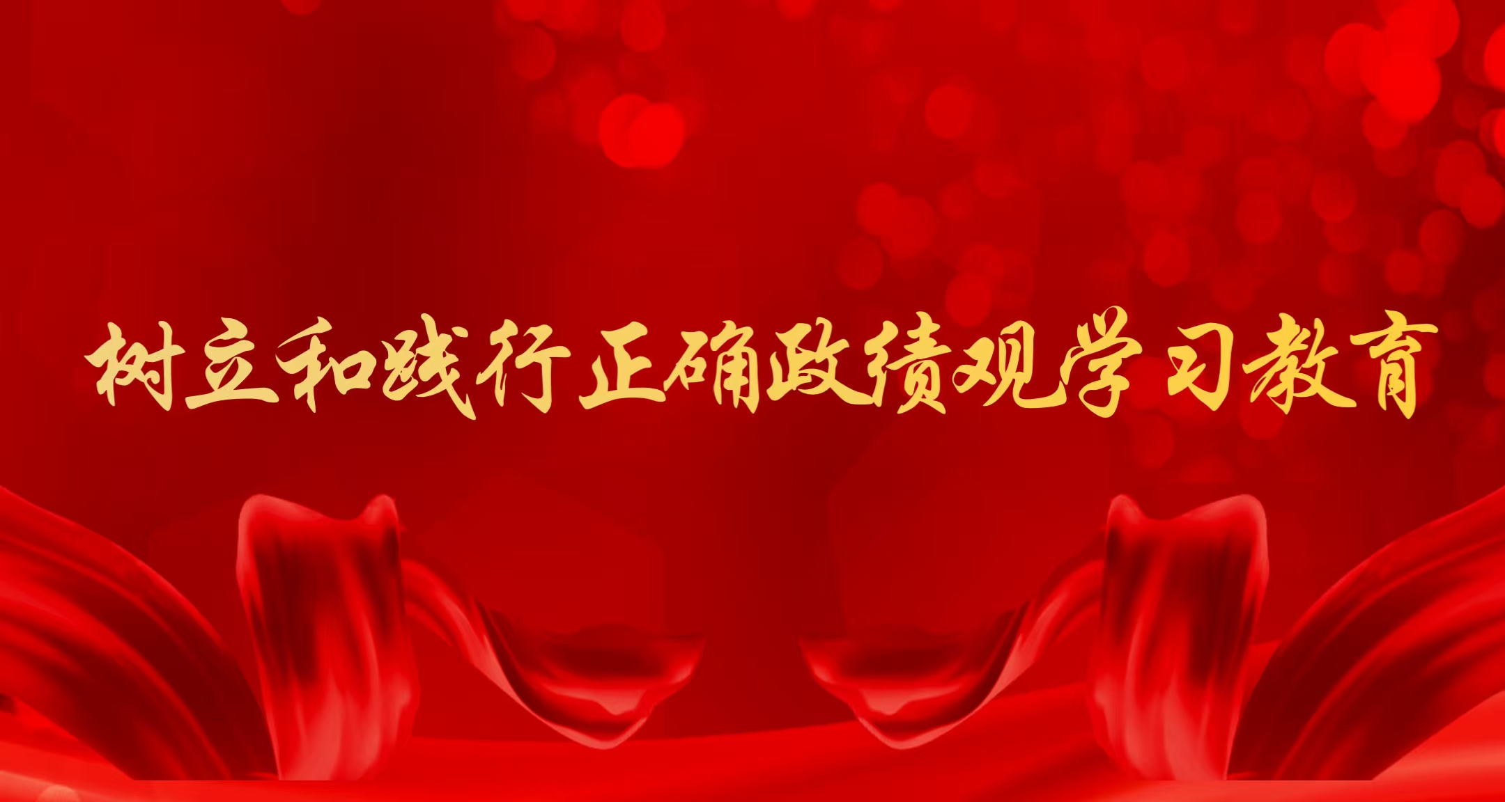 树立和践行正确政绩观学习教育